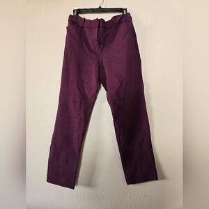 Liz Claiborne Women's Purple Chinos
